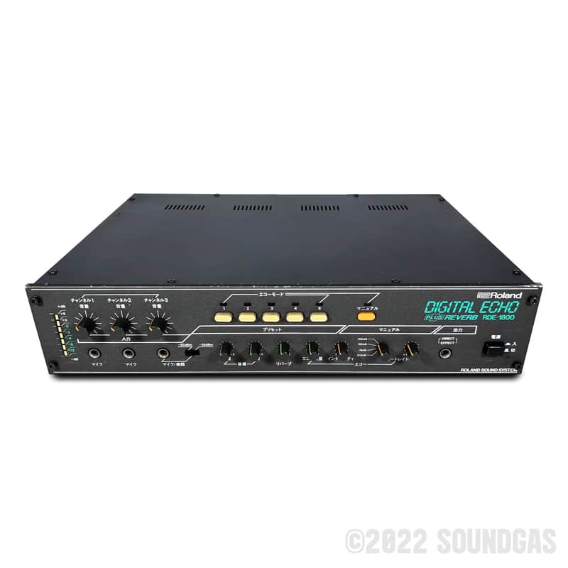 ギター Roland RDE-1800 DIGITAL ECHO REVERB Roland RDE-1800 Digital Echo + Spring Reverb *Soundgas Serviced
