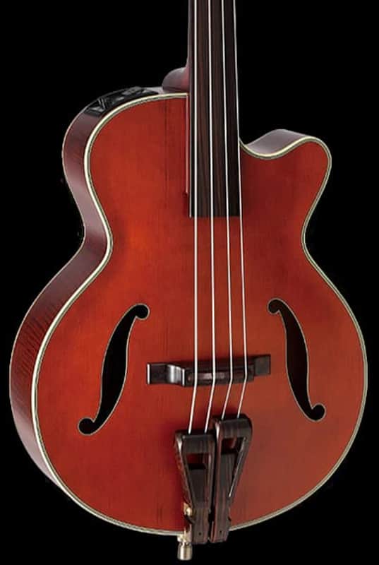 Takamine DB10 Acoustic Electric Bass Guitar-Red Stain image 1