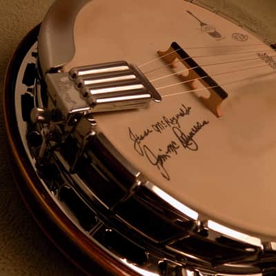 1970’s IBANEZ Artist 591 Wreath 5-String Banjo with Drop D Tuners and Hard Shell Case image 3