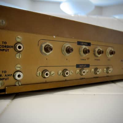 Heathkit WA-P2 Tube Vintage Preamplifier Circa-1950's-Gold image 3