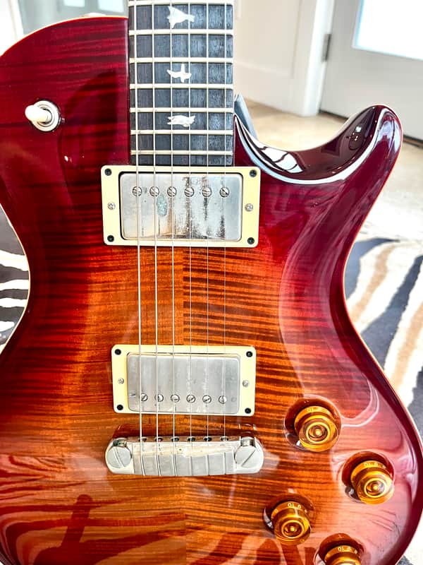 PRS Singlecut 2001 - Cherry Sunburst 10 Top | Reverb