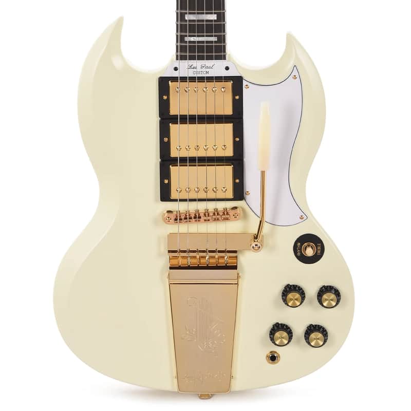 Epiphone "Inspired by Gibson Custom" '63 Les Paul SG Custom with Maestro Vibrola image 3
