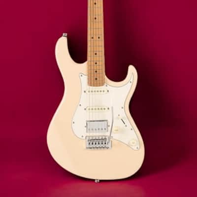 Cort G200SE Aged Cream; roasted maple neck and H-S-S versatility with throwback finishes image 1