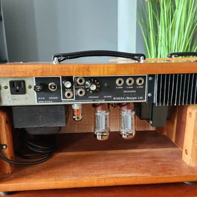 Mesa/Boogie Mark IIB (Original Amp) Mahogany Custom-Made Head & Cabinet – Mesa Footswitch, EV Black Shadow Speaker image 7