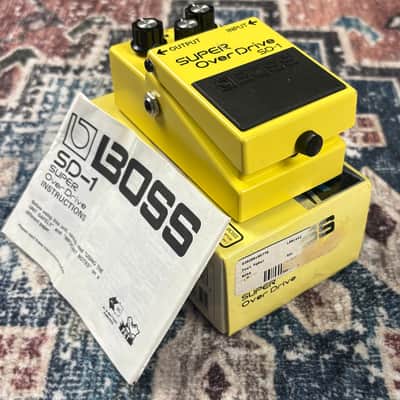 2004 Boss SD1 Super Overdrive Keeley Modded Silver Label Guitar Effect Pedal W/ Original Box! image 1