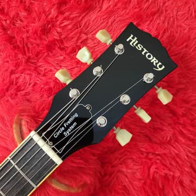 History SH-SG 2010 SG Standard Black - Heritage Wood - Original Hard Shell Case - Made By Fujigen in Japan MIJ image 8