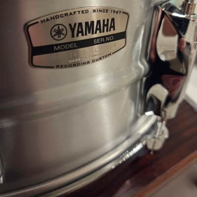 Yamaha RAS-1455 Recording Custom 5.5x14" Aluminum Snare Drum with Bag image 2