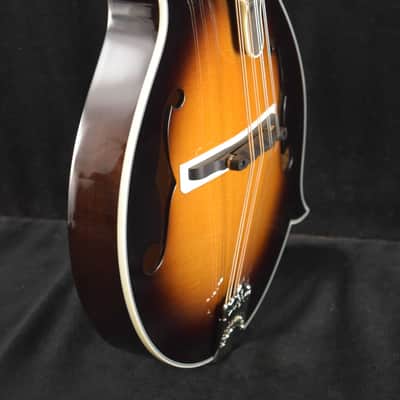 Mint Epiphone IGC F-5G F-Style F-Hole Mandolin Cremona Sunburst w/ Hard Case image 5