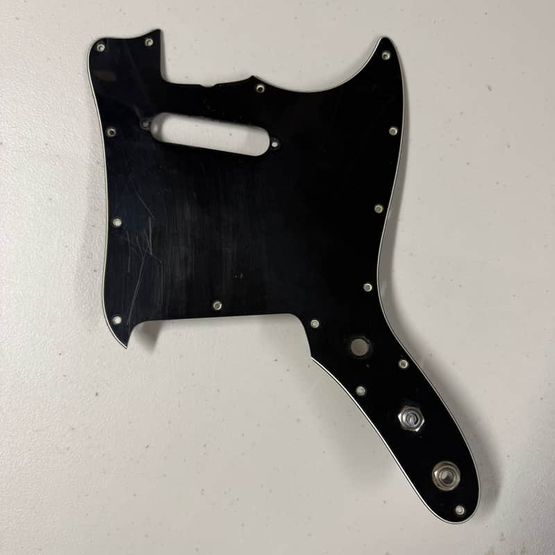 1978 Fender Music Master Pickguard with Input Jack and Tone Pot with Cap (K-277) image 1
