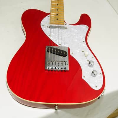 Fernandes TEC-85 Electric Guitar see-through red Ref No.5374 image 2