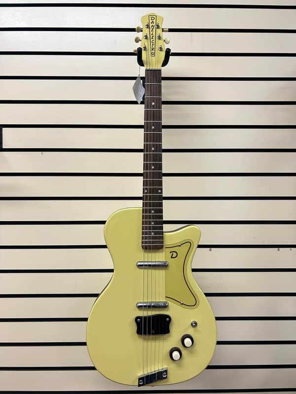 Danelectro 56 U-2 Reissue Modified sitar tone bridge 1998 - 2004 - Daddy O Yellow image 1