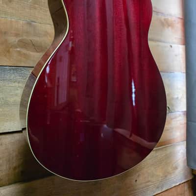 Yamaha FSC-TA TransAcoustic Concert Cutaway Acoustic - Ruby Red image 14