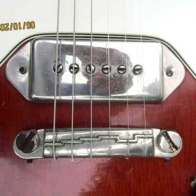 Gibson Epiphone Coronet 1964, Cherry Red, P-90 Pu., Case image 5