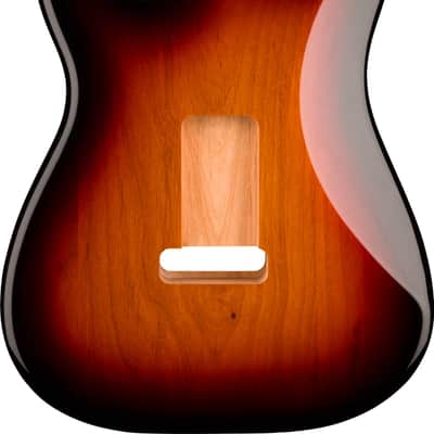 Fender Deluxe Series Stratocaster HSH, Alder Body, 2-Point Bridge Mount, 3-Color Sunburst image 4