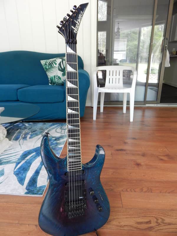 Jackson Soloist SL1 1990 Eerie Dess Swirl OHSC image 1