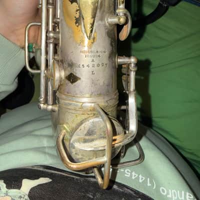 Conn Chu Berry New Wonder I 1924 - argento con gold wash bell image 5
