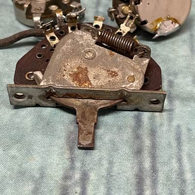Vintage Original 1958 Fender Tele Pots & Switch image 5