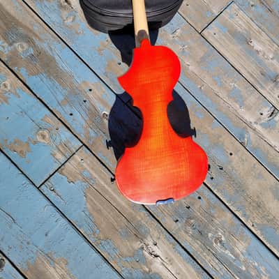 EVL 4 string electric violin Custom Quartet series 2021 - Red image 8