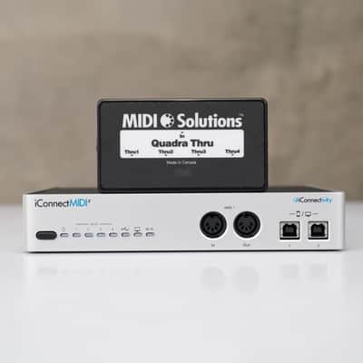 Immagine iConnectivity iConnect MIDI 4+ USB Interface w/ MIDI Solutions QuadraThru #58827 - 1