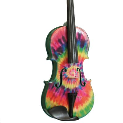 Tie Dye Violin Outfit 3/4 w crystal fine tuners image 2