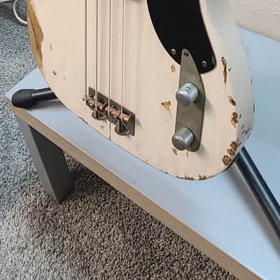 Nash PB-52 Relic Bass Guitar!  Excellent Bass! - White image 4