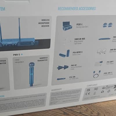Phenyx Pro Wireless Microphone System PTU-5000-4H 2025 image 2