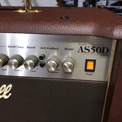Ampli Marshall Acoustic Soloist AS50D 2 canaux 50 Watts 2x8 Electro-Acoustic guitare et voix image 15