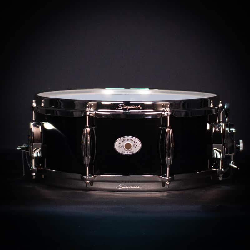 Slingerland 14" x 5.5" Studio King Snare Drum, Del Norte Black, Nickel Hardware image 1