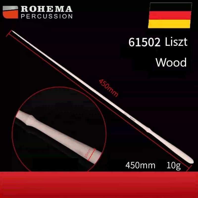 Immagine Rohema Liszt Conductor Baton - German Hornbeam, 450mm - 1
