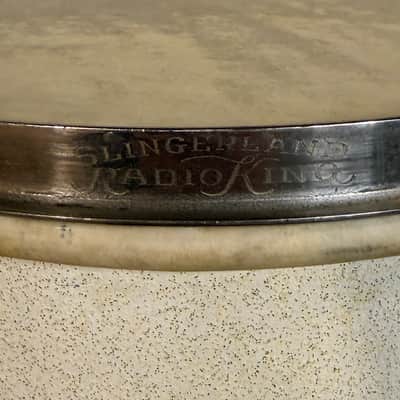 1930s Slingerland Radio King 12 x 14 Tom With Mount - Refinished image 2