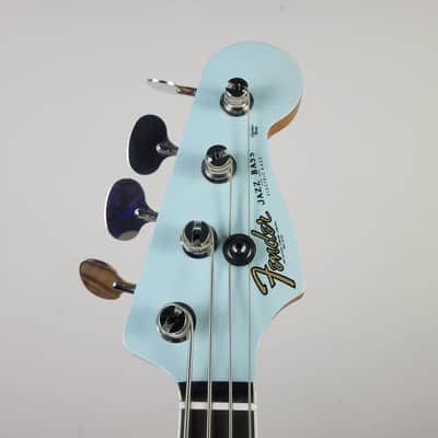 2023 Fender Gold Foil Jazz Bass - Sonic Blue With OHSC image 3