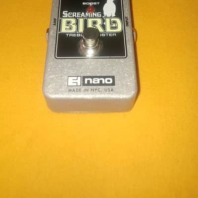 Electro-Harmonix Screaming Bird Treble Booster Pedal | Reverb