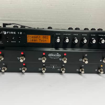 Atomic AmpliFIRE 12 Modeling Guitar Multi-Effects Amp Modeler Pedal 5 Pitch Shifter Harmonizer Whammy Perfect match for an Atomic CLR Reference FRFR Monitor Satchel the lead guitarist for Steel Panther used one live. image 9
