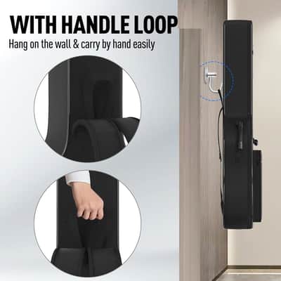 Acoustic Guitar Gig Bag - 0.35 Inch Thick Padding Fit 39-41 Inch Guitar Waterproof Black with Hanger Loop image 3