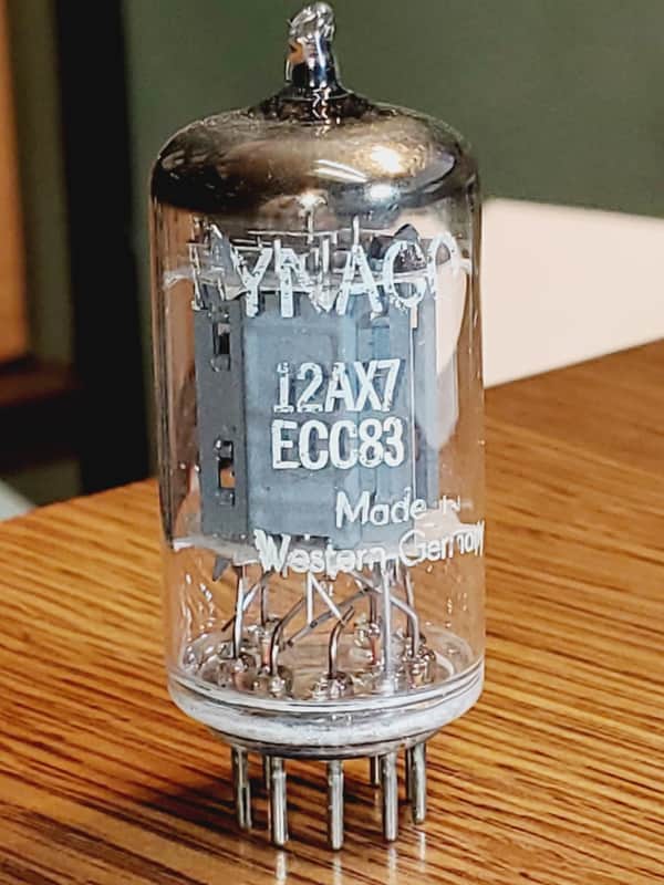 12AX7/ECC83 Telefunken Ribbed Plate MaxiPreamp2/TV7 tested (1) tube lot image 1