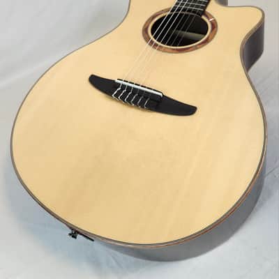 Yamaha NTX3 All Solid Cutaway Acoustic-Electric Nylon String Guitar, MIJ, W/Case image 6