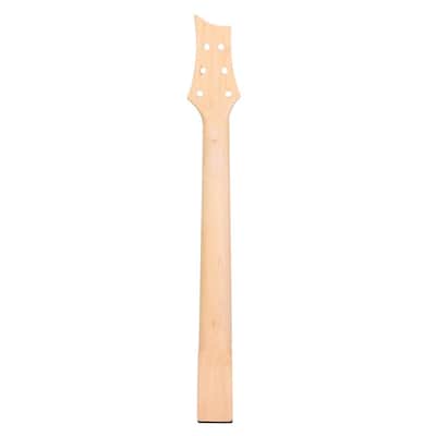 Electric Guitar Neck, 22 Frets Solid Wood Blackwood Fingerboard Replacement Guitar Neck for Guitar Repair Customization Beginners Professionals Musicians image 3