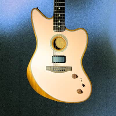 Fender Acoustasonic Player Jazzmaster 2022 - Present - Shell Pink image 7