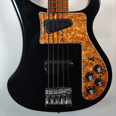 Rickenbacker 2019 4003S/5 Jetglo 5-String Bass, Custom Pickguard, OHSC image 1