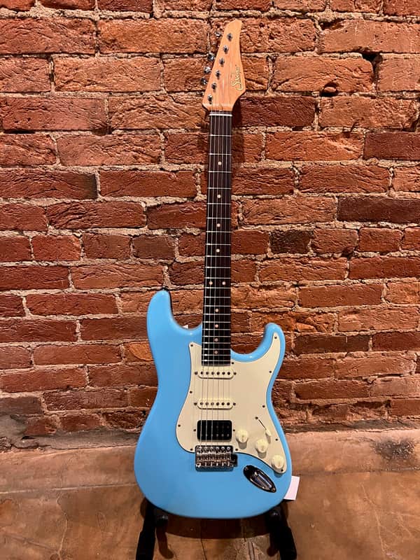 SUHR CLASSIC S VINTAGE ROASTED MAPLE - DAPHNE BLUE image 1