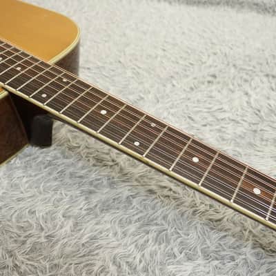 Rare 1980's Morris B-40 12 strings Acoustic Guitar Andes Rosewood Made in Japan image 3