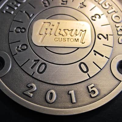 Gibson Custom Shop '59 Les Paul R9 True Historic Toggle Switch Cover Plate Authentic Badge Logoz ~ 2015 image 14