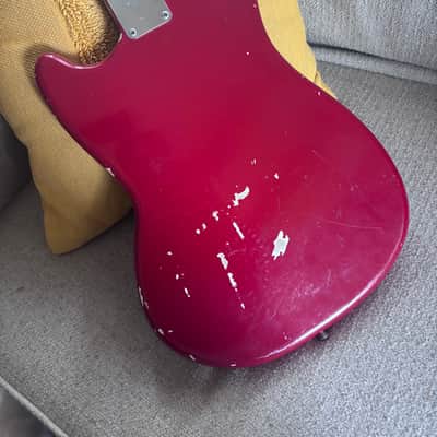 Fender Mustang Guitar with Rosewood Fretboard 1965- Dakota Red image 2