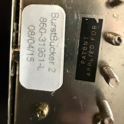 Gibson Burstbucker 1 and 2 Pickup Set 2015 - Nickel image 4