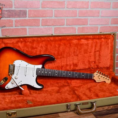 Fender 50th Anniversary Limited Edition American Standard Strat Flame Maple Top & Back Antique Burst #2377 1996 w/OHSC image 2