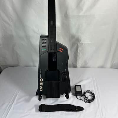 Casio DG-1 Digital Guitar Synthesizer Clean Powers On & Plays 1980s Black image 1