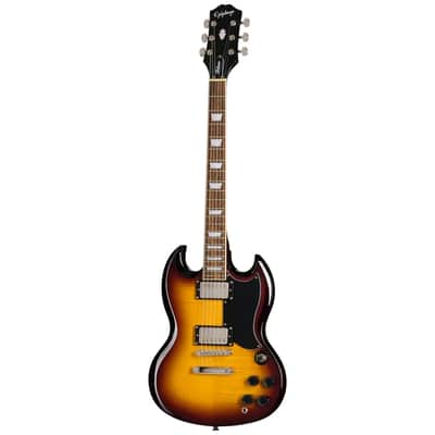 Epiphone SG Tribute Plus Electric Guitar - Vintage Sunburst image 3