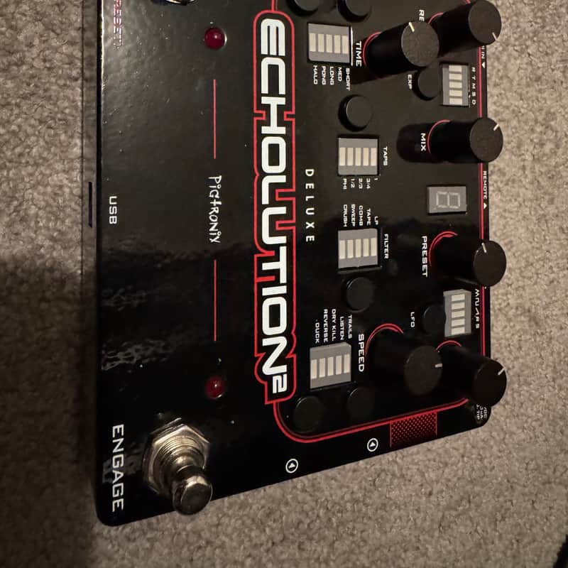 2010s Pigtronix Echolution 2 Deluxe Black