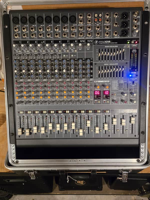 Mackie PPM1012 12-Channel 1600-Watt Powered Mixer 2009 - 2025- Dark Gray "Very Rare" image 1