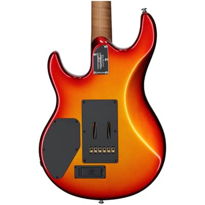 Ernie Ball Music Man Luke 4 HSS Electric Guitar, Fireball image 5